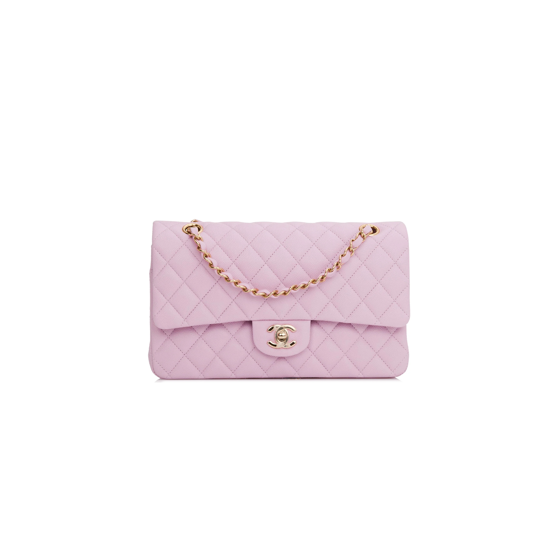 CHANEL CAVIAR QUILTED MEDIUM DOUBLE FLAP 1051142 (25*15*7cm)